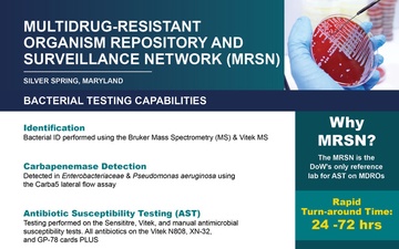 Multidrug-Resistant Organism Repository and Surveillance Network (MRSN)-Hospital One-Pager