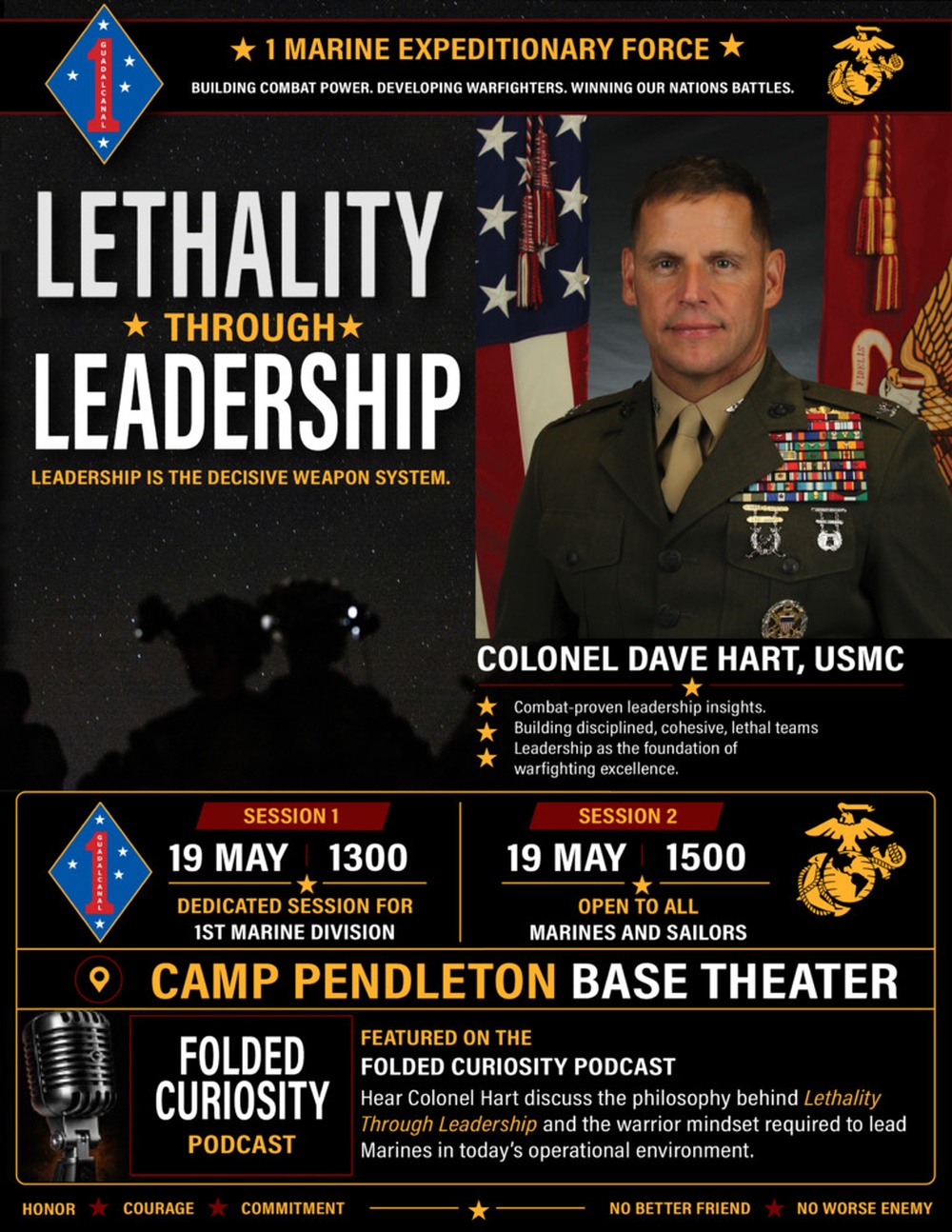 Leadership Through Lethality Poster