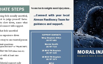 Moral injury brochure provides support resources for Airmen