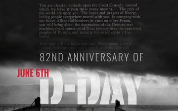 82nd Anniversary of D-Day Graphic