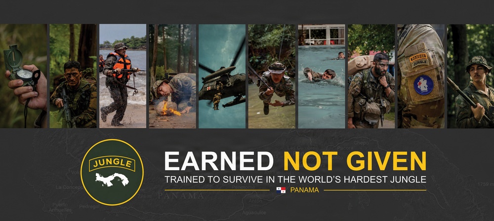 Jungle Operation Training Course-Panama Graphic Illustration
