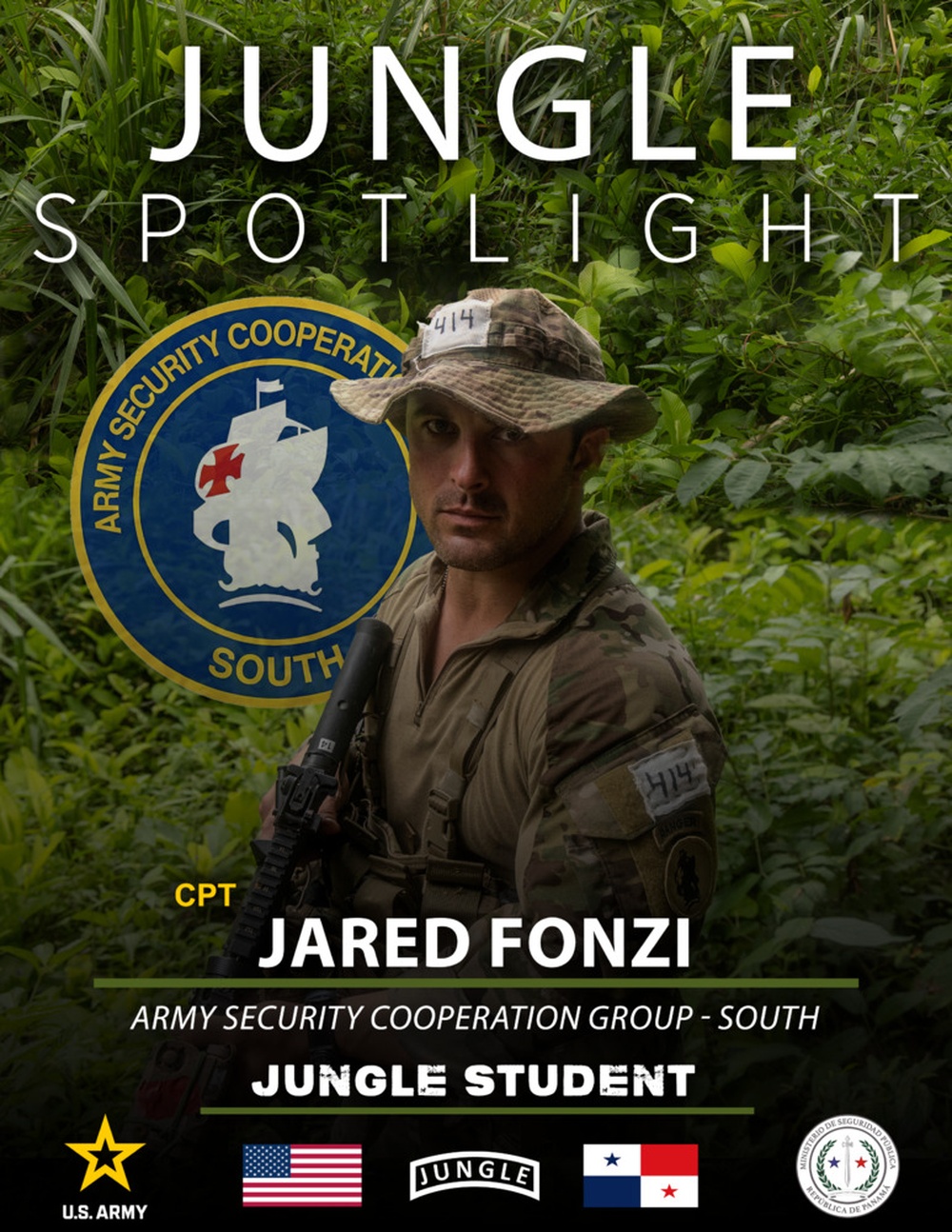 Jungle Spotlight: CPT Jared Fonzi, Army Security Cooperation Group - South
