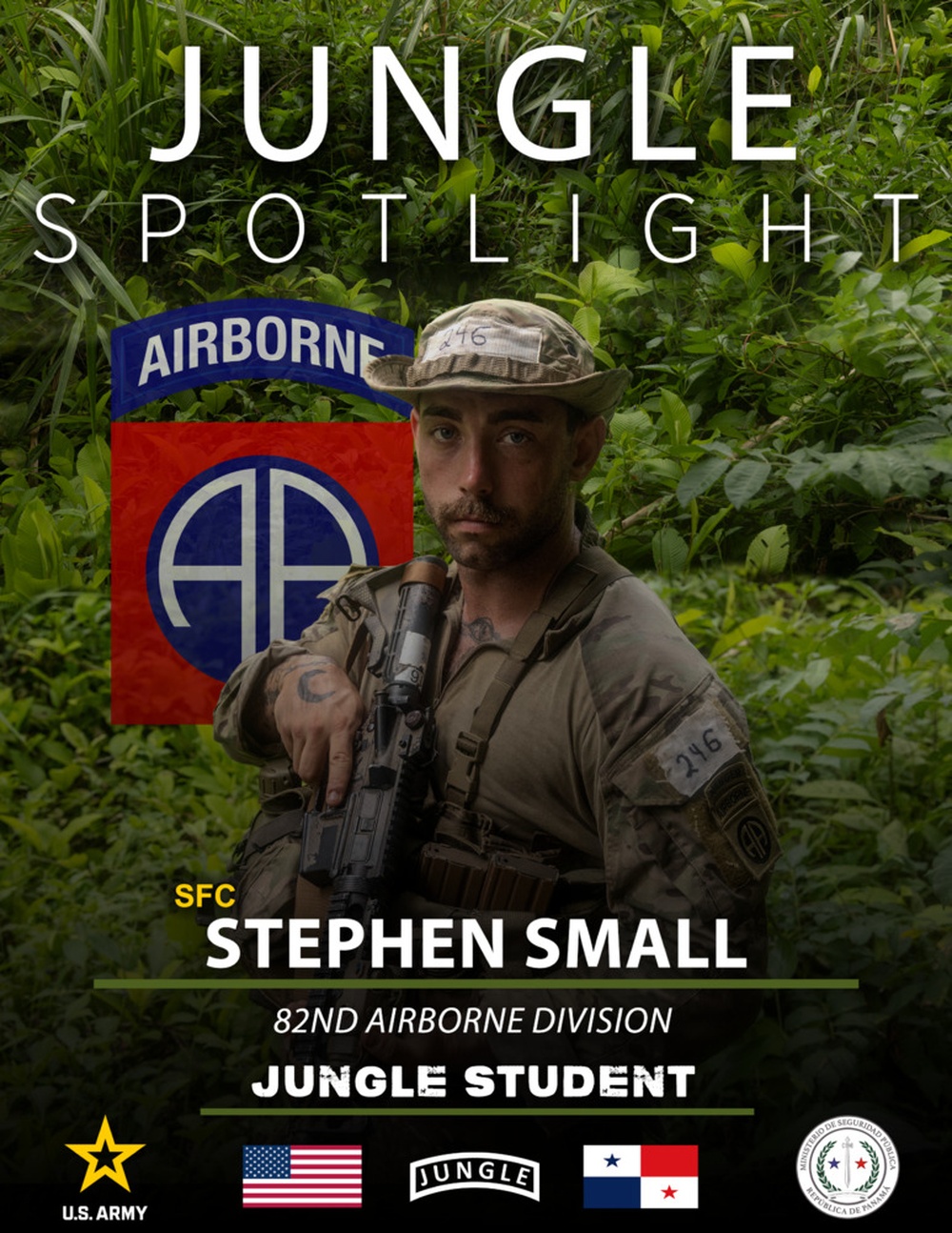 Jungle Spotlight: Sgt. 1st Class Stephen Small, 82nd Airborne Division