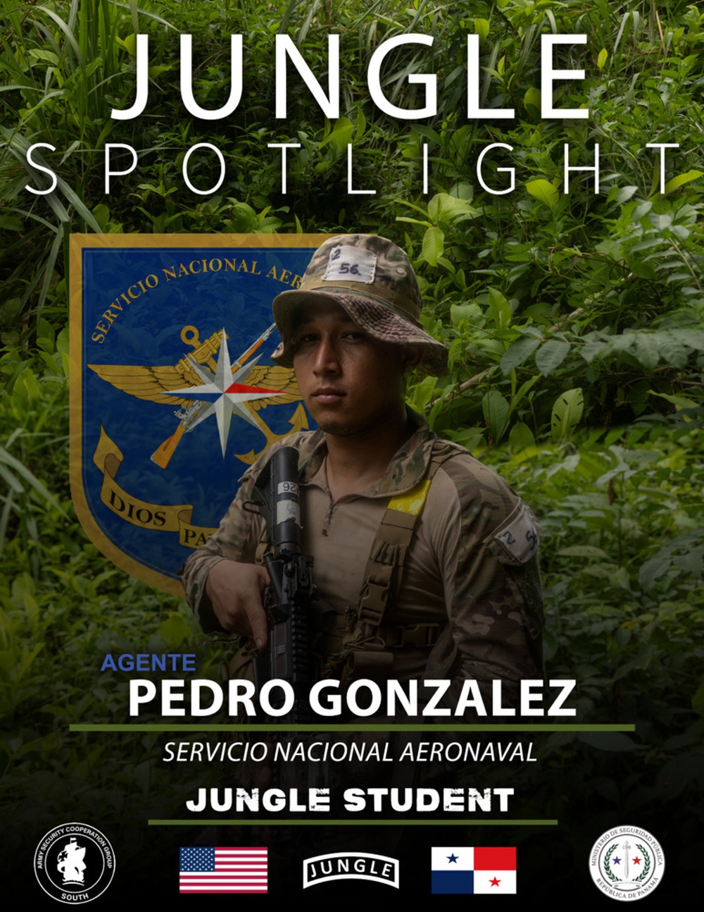 Jungle Spotlight: Agente Pedro González, Servicio Nacional Aeronaval