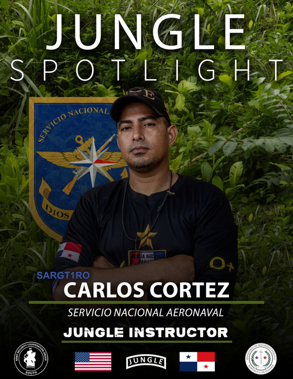 Jungle Spotlight: El Sargento Primero Carlos Cortez, Servicio Nacional de Fronteras