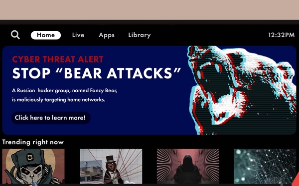 Cyber threat alert: Stop bear attacks graphic