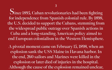 Battle of Guantanamo Bay in Cuba June 1898