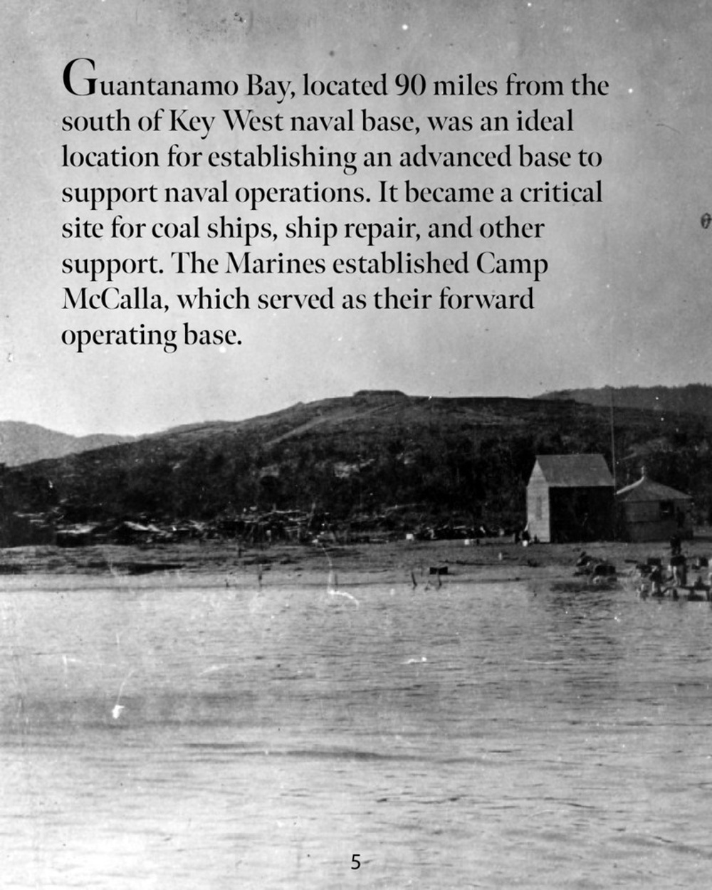 Battle of Guantanamo Bay in Cuba June 1898