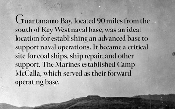 Battle of Guantanamo Bay in Cuba June 1898
