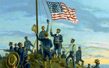 Battle of Guantanamo Bay in Cuba June 1898
