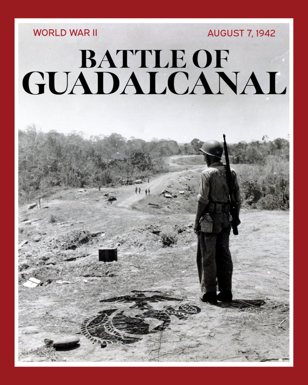 Battle of Guadalcanal in the Solomon Islands 1942