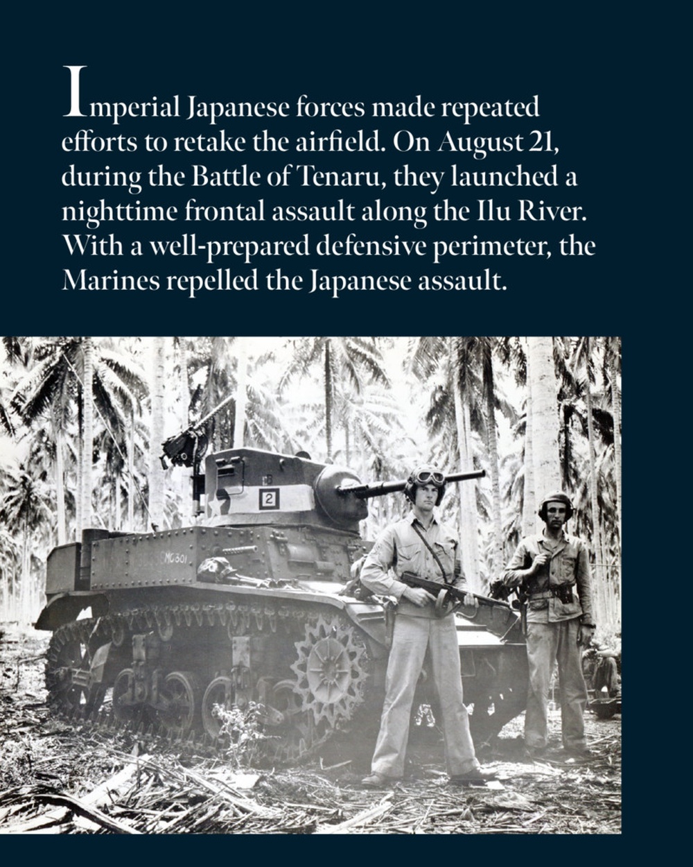 Battle of Guadalcanal in the Solomon Islands 1942