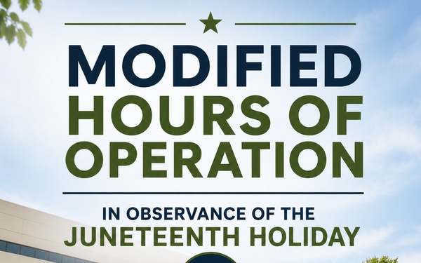 BACH Announces Available Services Juneteenth Federal Holiday, Fort Campbell DONSAs