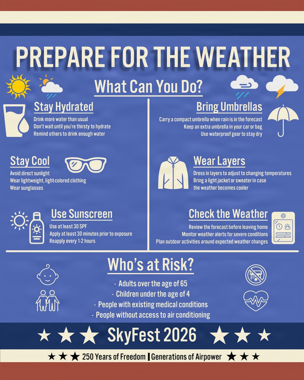 SkyFest 2026 weather preparedness