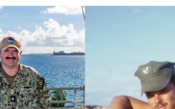 Father and Son Serve in Diego Garcia Five Decades Apart