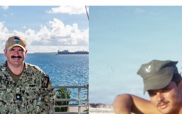 Father and Son Serve in Diego Garcia Five Decades Apart