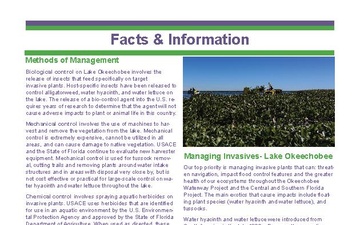 Lake Okeechobee Aquatic Invasive Species Fact Sheet
