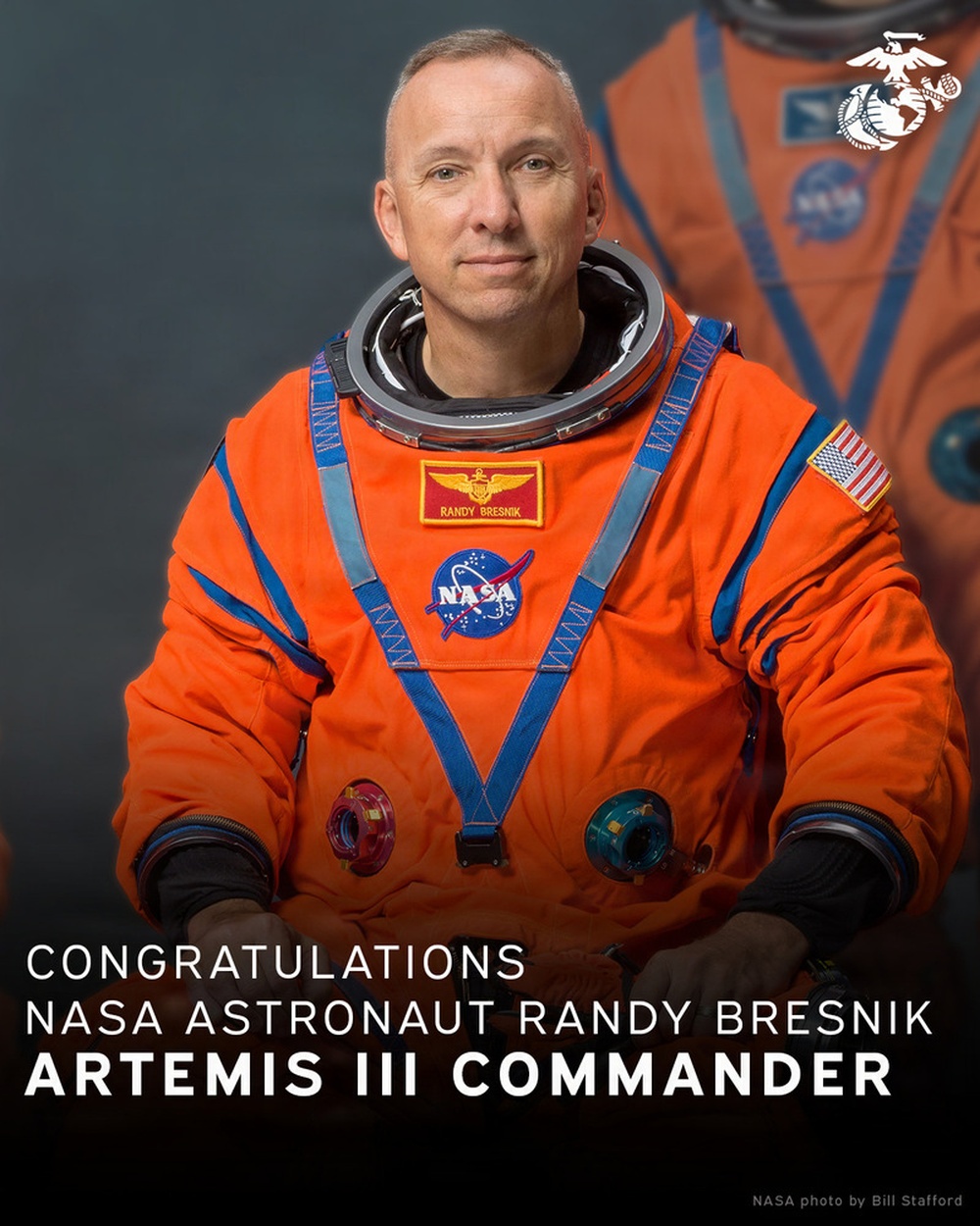 Congratulations NASA Astronaut Bresnik