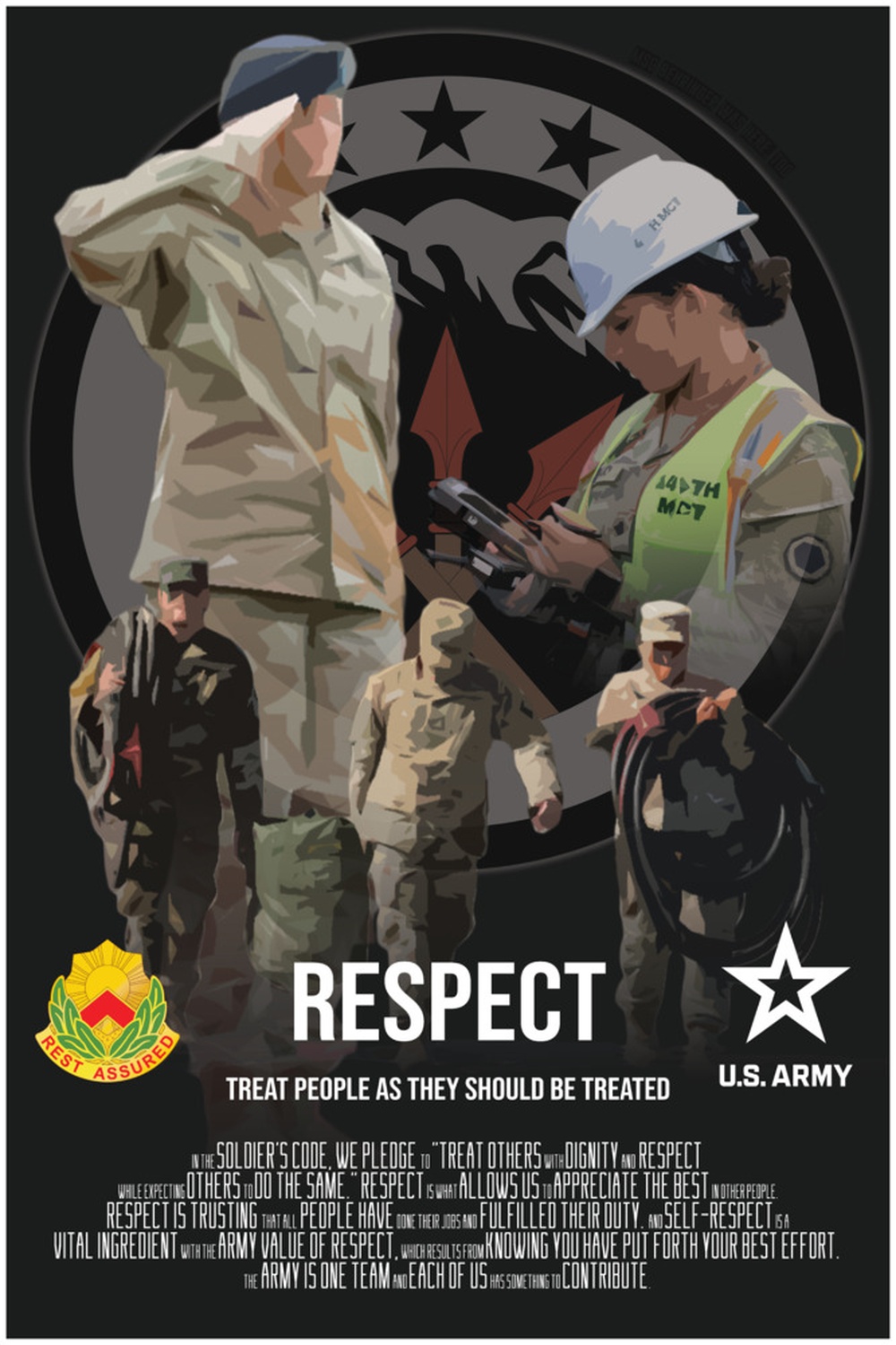 Army Values Poster RESPECT