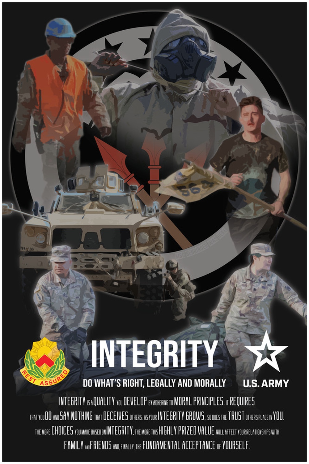 Army Values Poster INTEGRITY