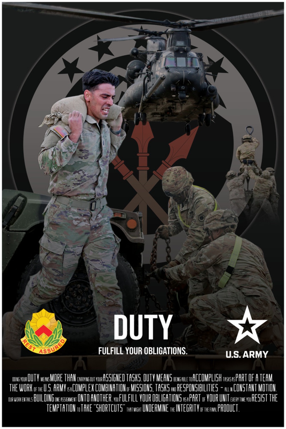 Army Values Poster DUTY