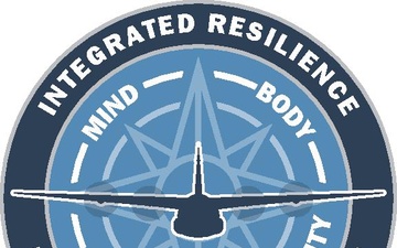 Integrated Resilience Office logo reflects holistic wellness and community support at Little Rock AFB