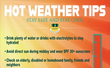 Hot Weather Safety - Stay Safe Stay Cool