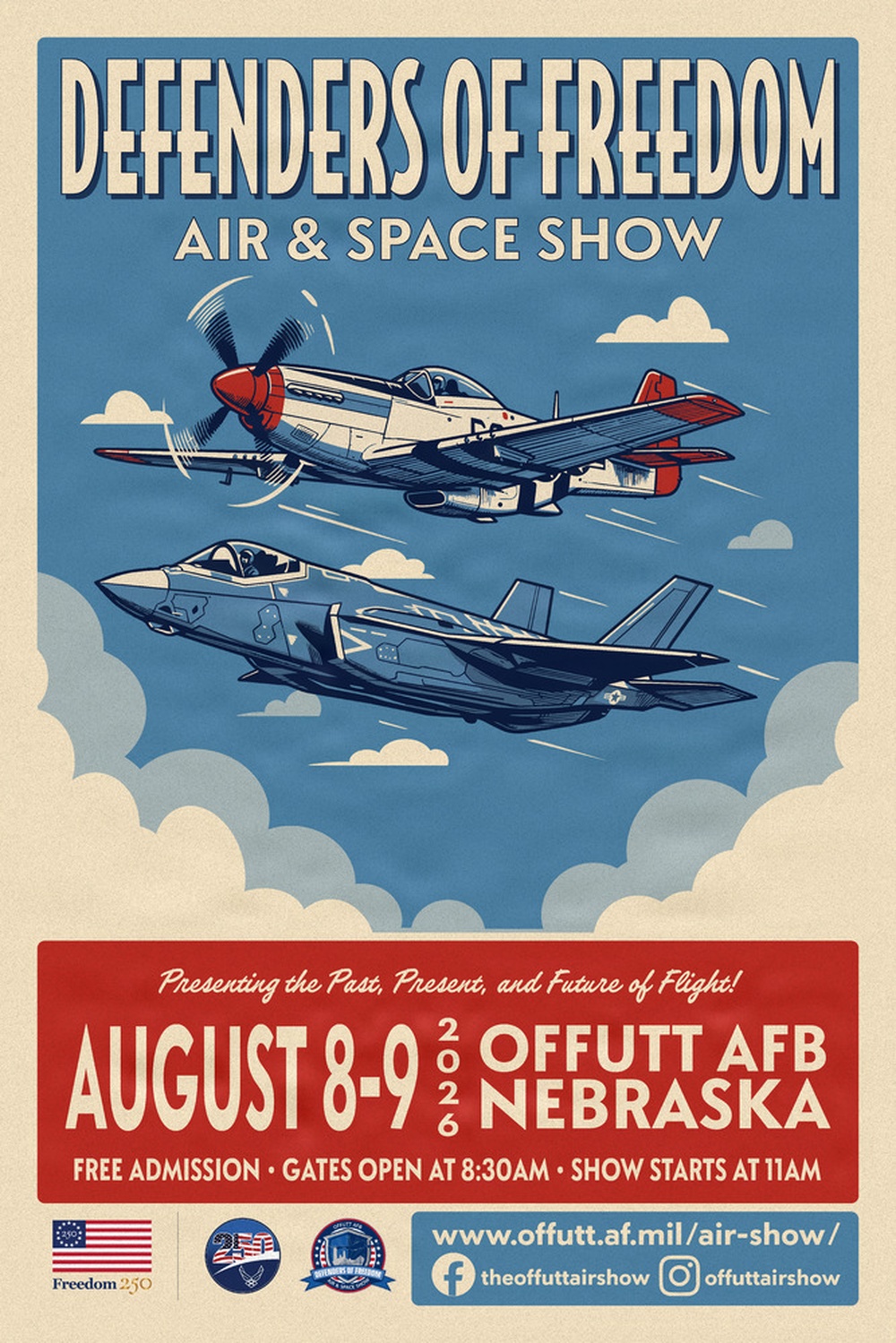 2026 Defenders of Freedom Air &amp; Space Show Poster