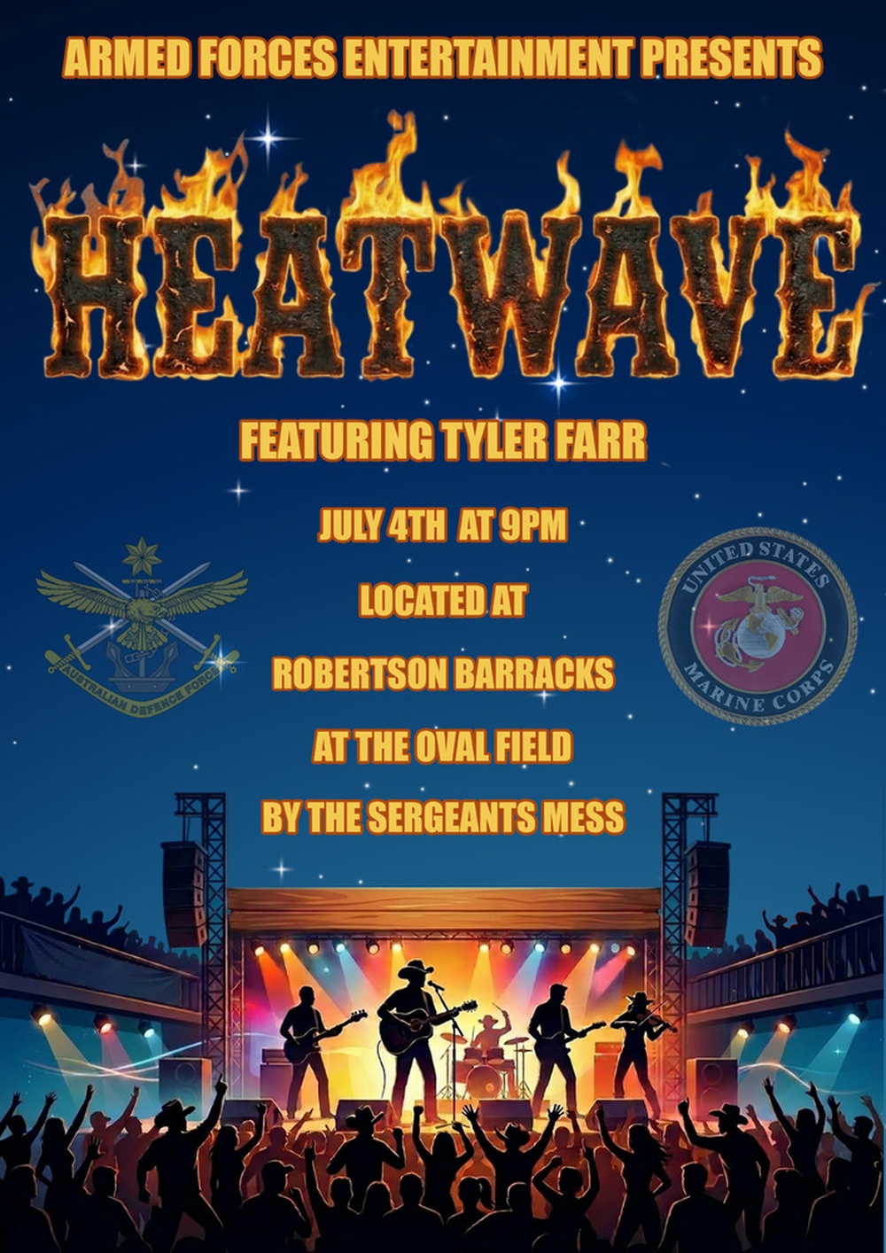 MRF-D 26 Holds July 4th Concert