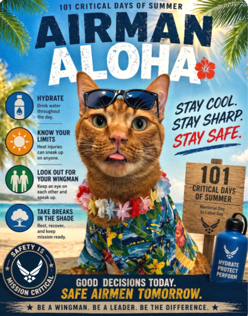 2026 AFNWC safety mascot