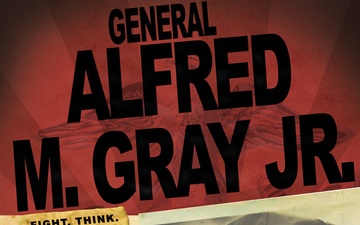 Gen. Alfred M. Gray Jr. artwork display