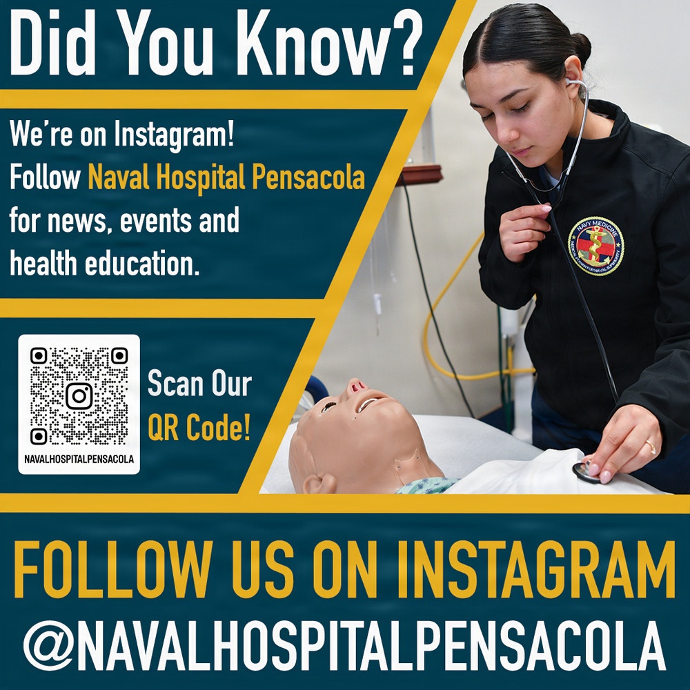 Naval Hospital Pensacola's Instagram PSA Flyer, June 23, 2026