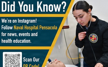 Naval Hospital Pensacola's Instagram PSA Flyer, June 23, 2026