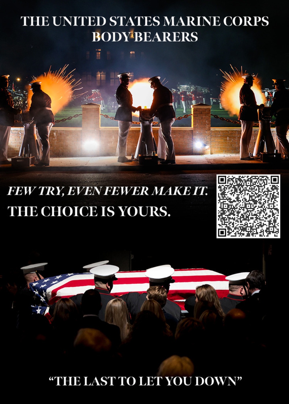 United States Marine Corps Body Bearers Recruiting Ad