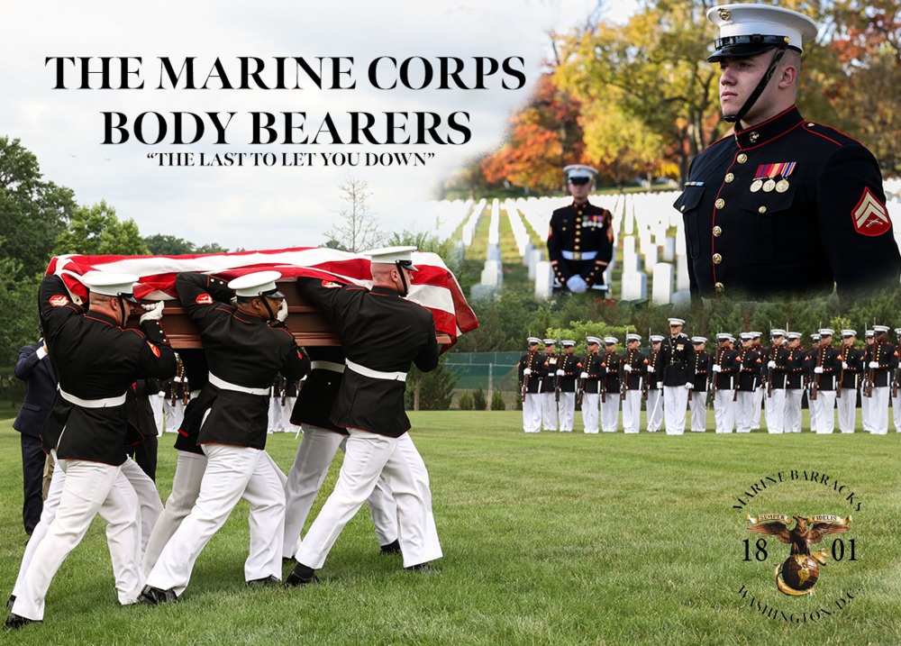 United States Marine Corps Body Bearers Illustration