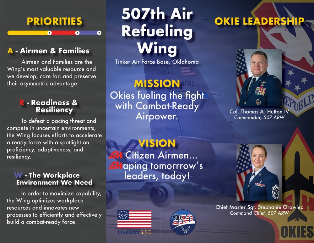 507th Air Refueling Wing Trifold