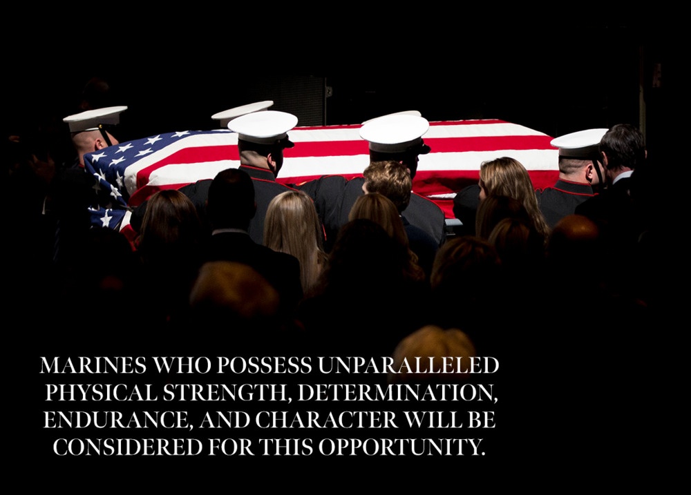 United States Marine Corps Body Bearers Illustration