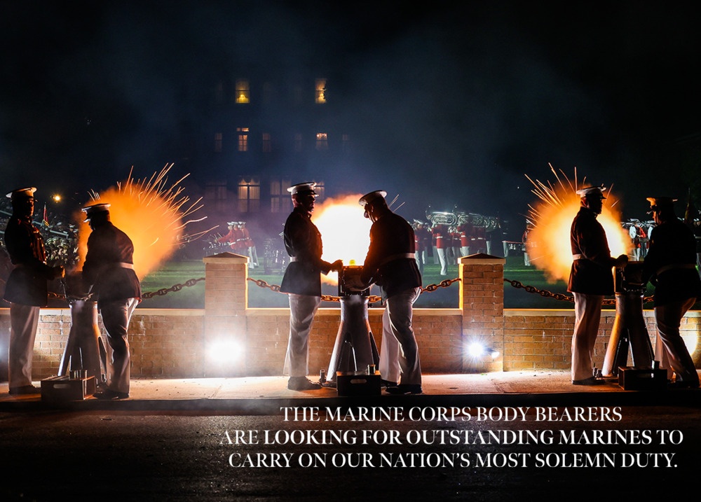 United States Marine Corps Body Bearers Illustration
