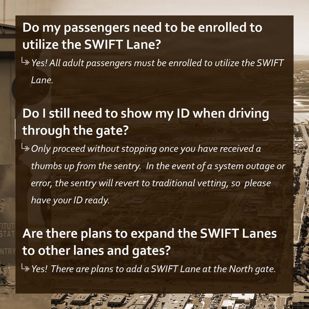 SWIFT Lane FAQ