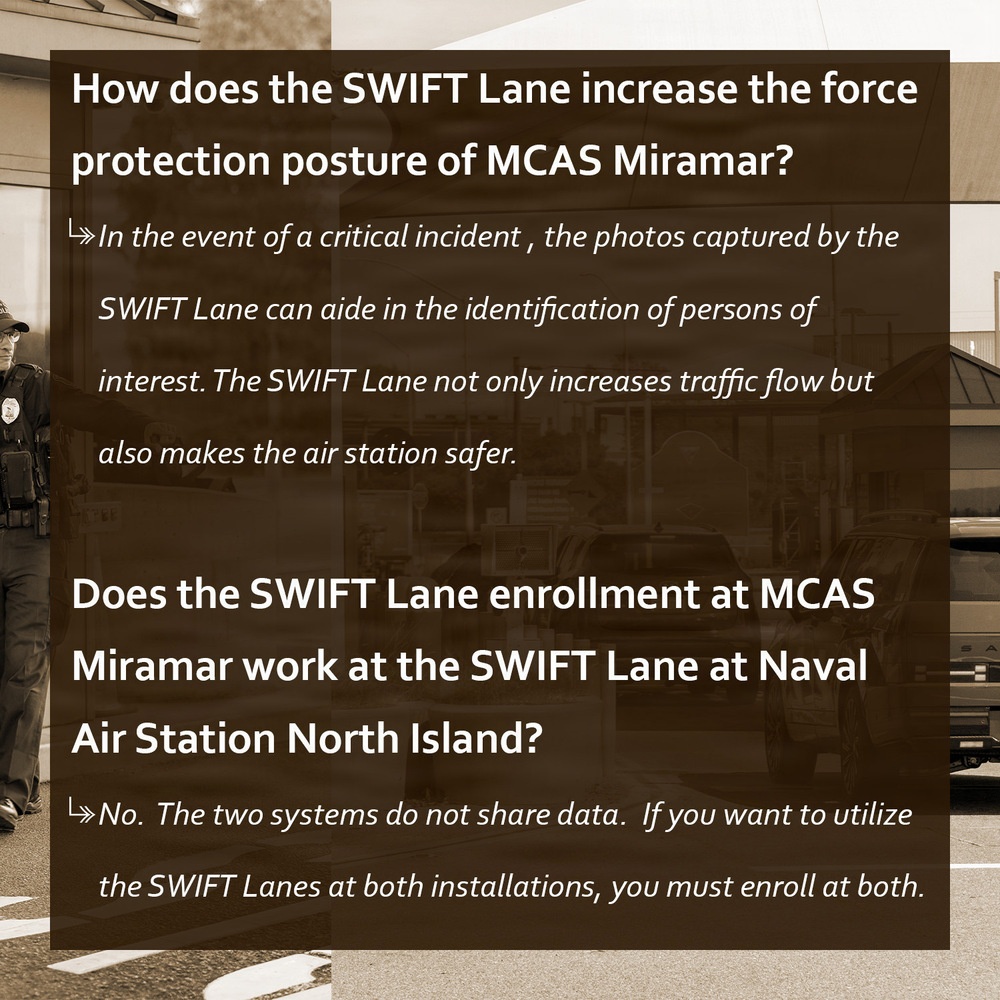 SWIFT Lane FAQ