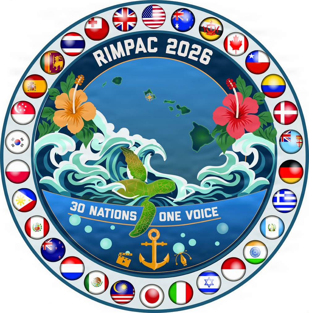 30 Nations, One Voice: RIMPAC 2026 Coin Back Design