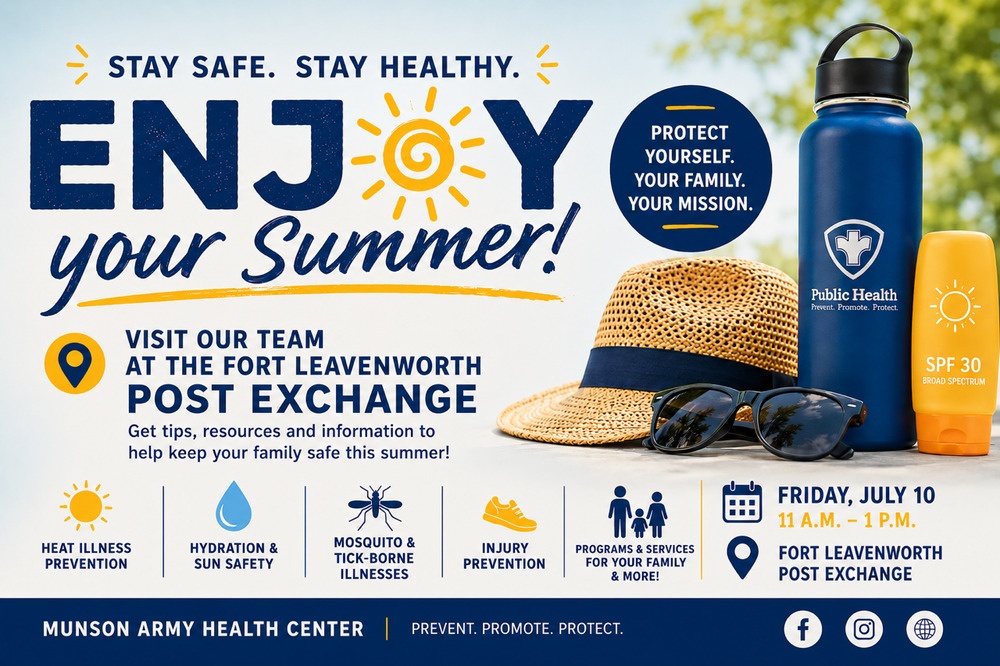 Munson Public Health Team to Share Summer Safety Tips at Fort Leavenworth PX