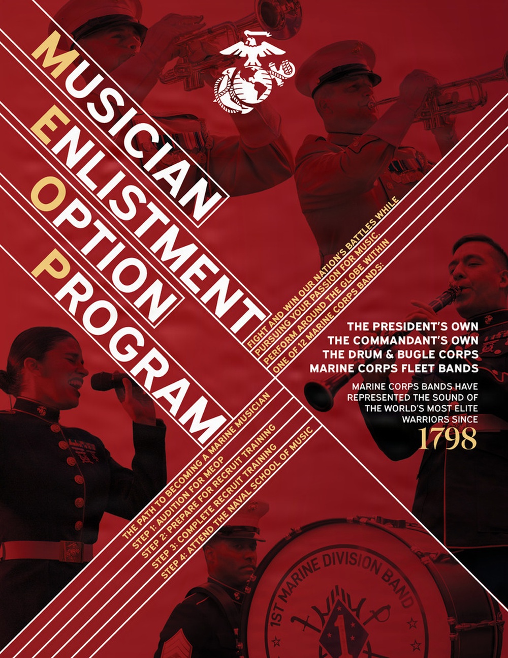 U.S. Marines Musician Enlistment Option Program Opportunities