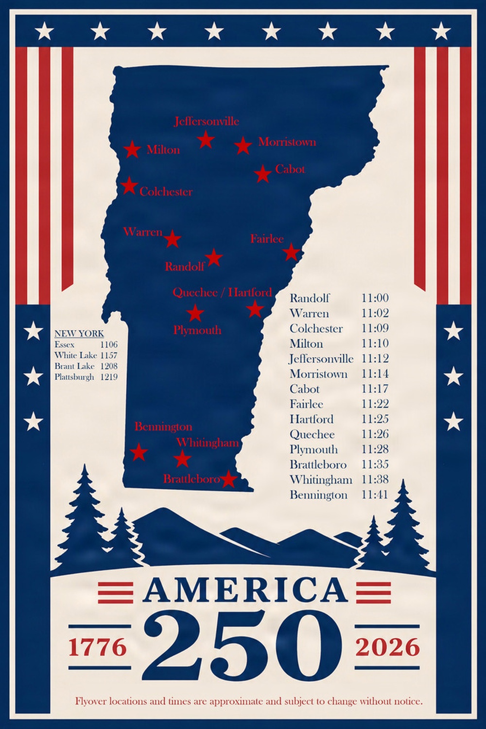 Vermont Air National Guard F-35 Flyover to Honor America’s 250th Anniversary