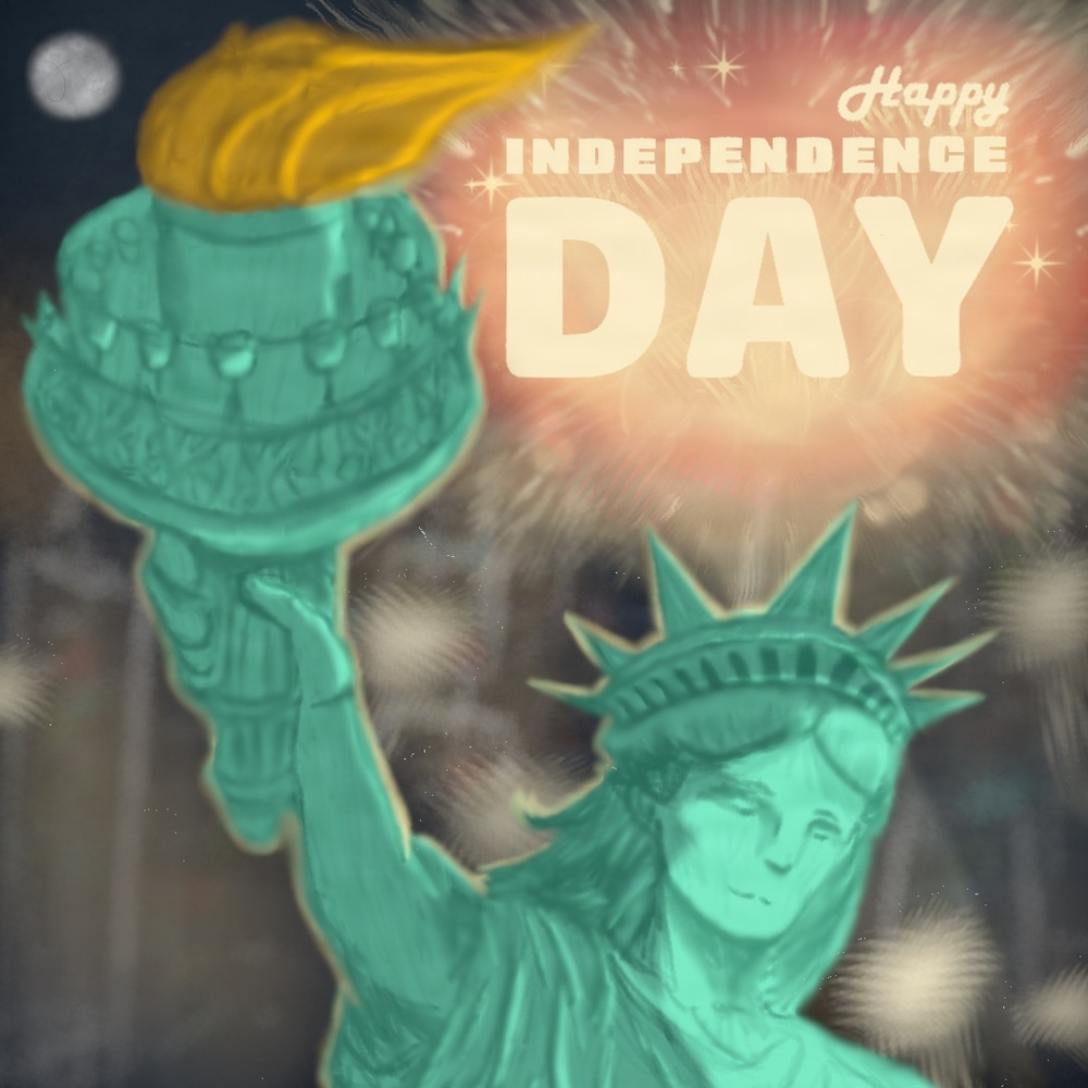250th Independence Day Graphic