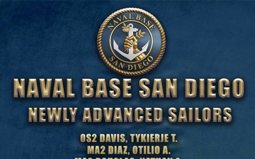Naval Base San Diego E5 Advancement Graphic