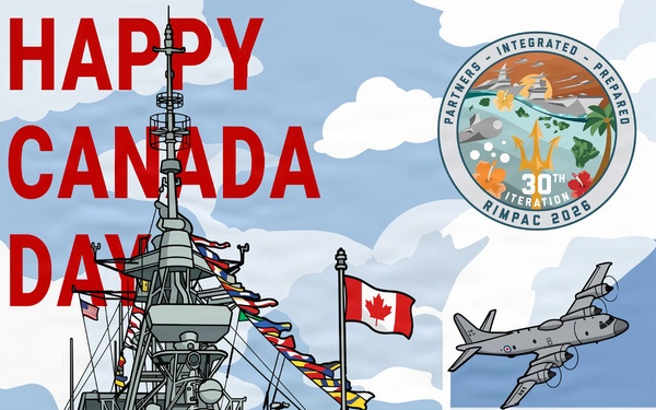 RIMPAC 26 Canada Day graphic