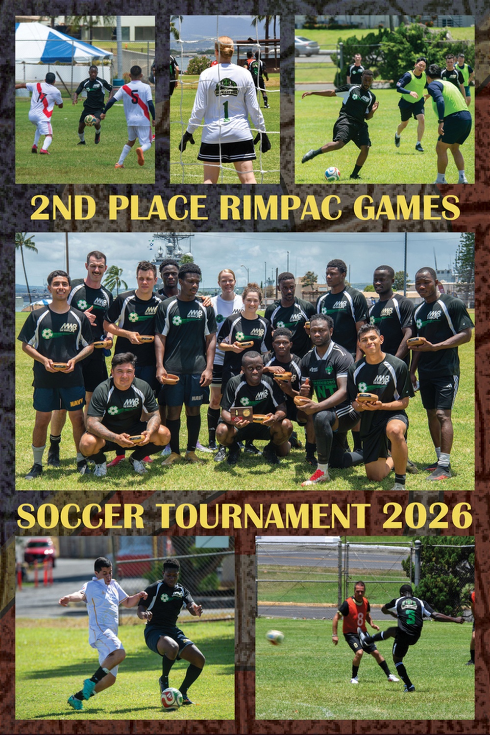 Graphic: USS Essex finishes second in RIMPAC soccer tournament