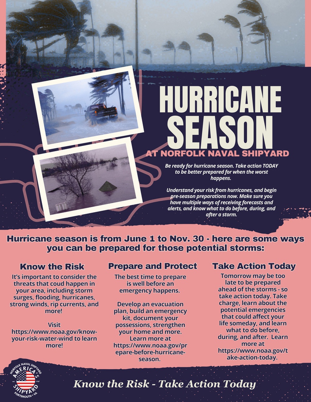 Hurricane Season at Norfolk Naval Shipyard