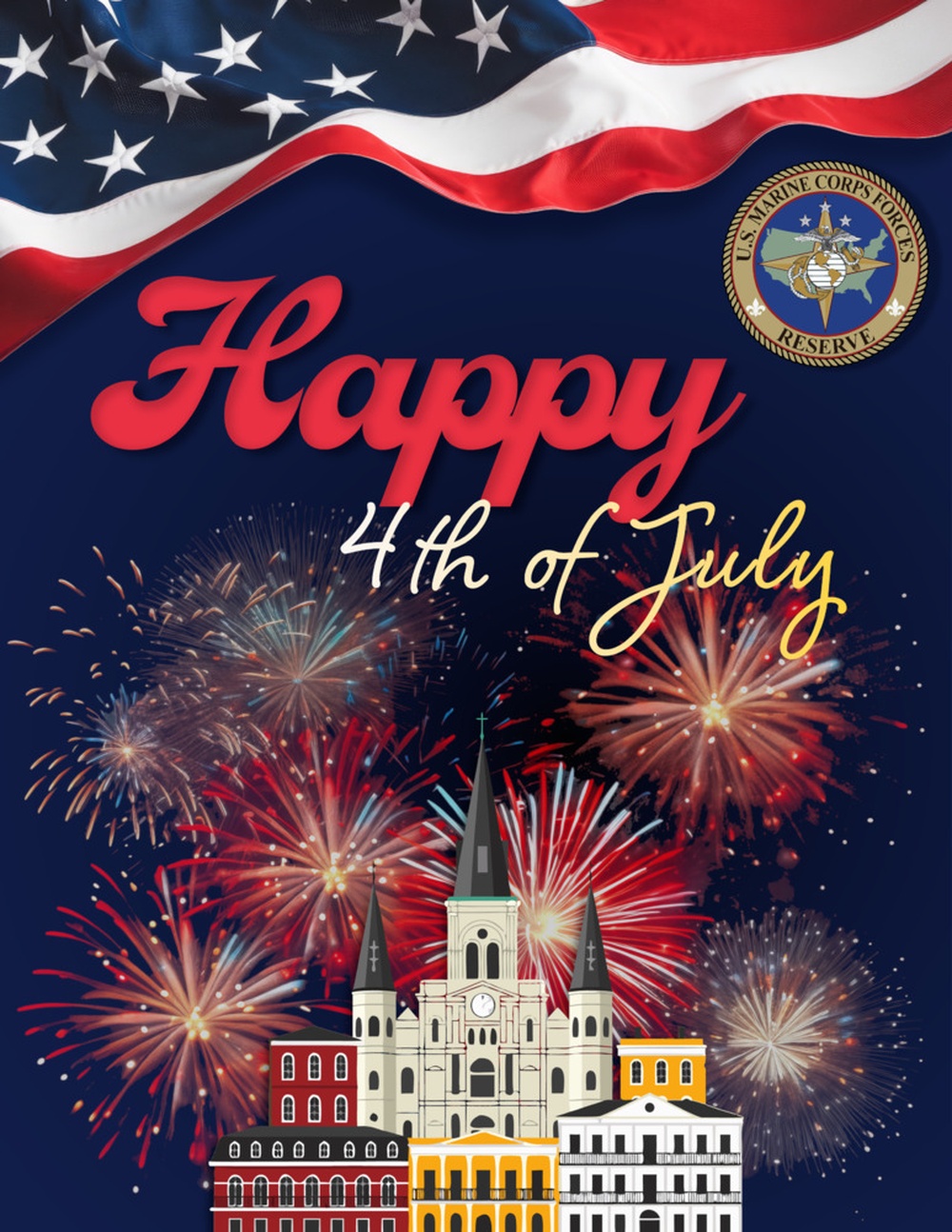 MARFORRES 4th of July graphic